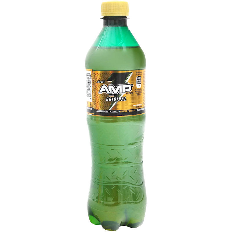 100033 - AMP 365 CLASICA BEBIDA ENERGIZANTE PET X 600ML X 12BO