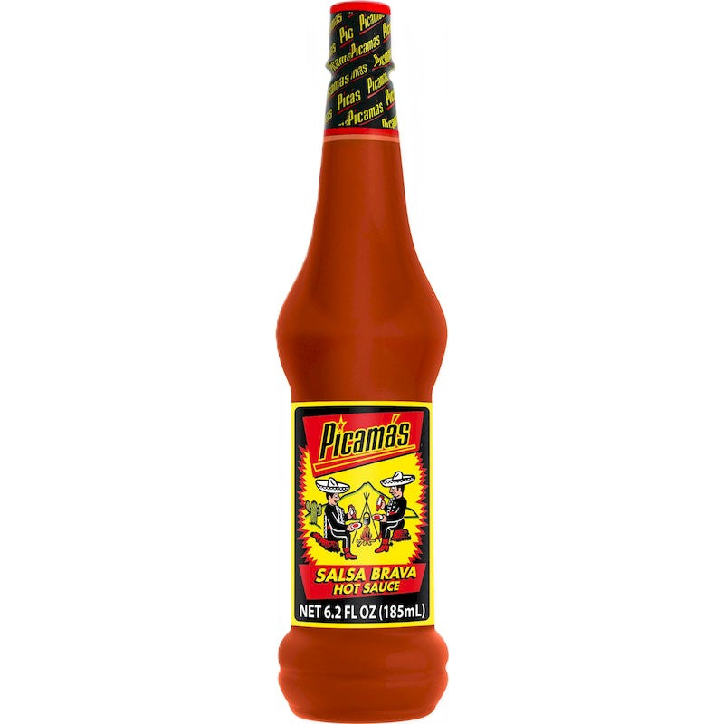 100049 - BB PICAMAS SALSA BRAVA ROJA X 185ML X 24BO