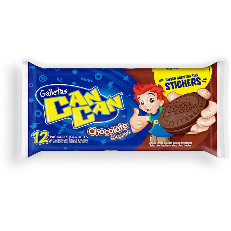 100066 - CAN CAN CHOCOLATE 12PACK X 37.5G X 12BG X 16PA