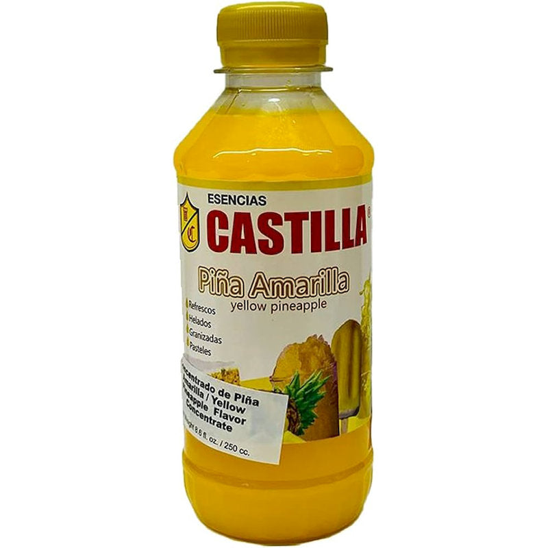 100078 - CASTILLA ESENCIA DE PIÑA AMARILLA X 250ML X 24BO