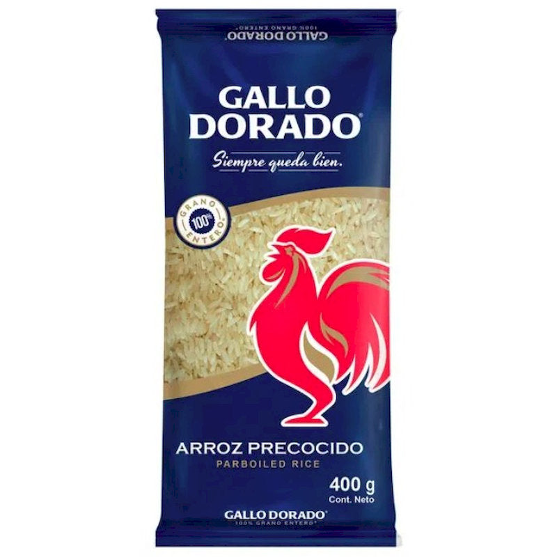 100153 - GALLO DORADO ARROZ PRECOCIDO X 400G X 25BG