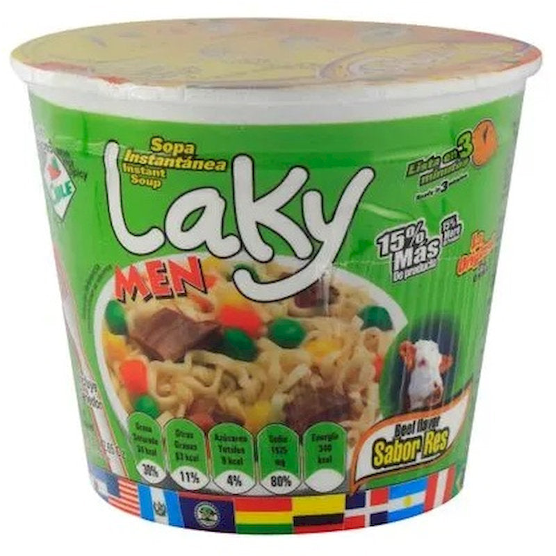 100214 - LAKY MEN SOPA INSTANTANEA SABOR A RES X 75G X 12CP