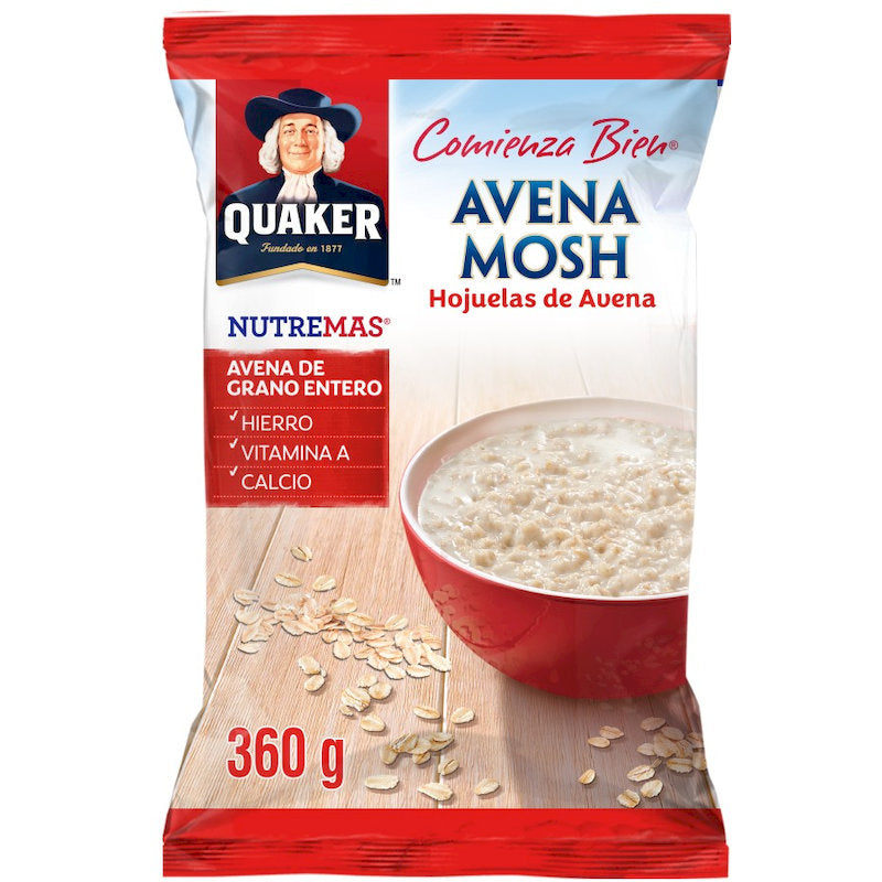 100278 - QUAKER AVENA MOSH X 360G X 24BG