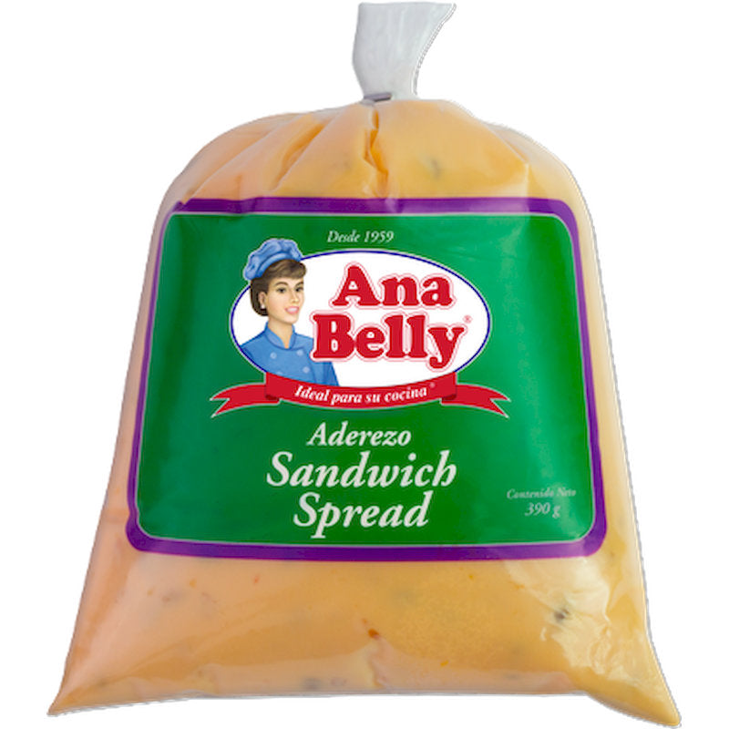 100368 - ANA BELLY SANDWICH SPREAD X 390G X 24BG