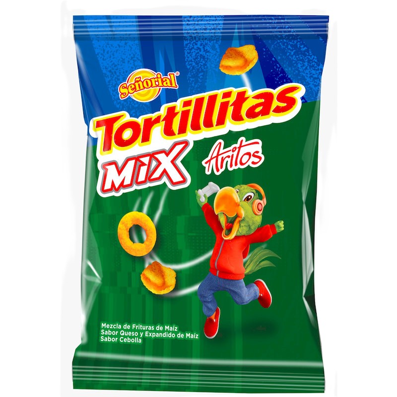 100386 - SEÑORIAL TORTILLITAS MIX CON ARITO X 250G X 12BG