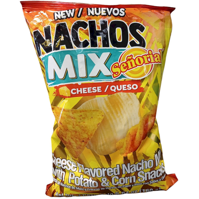 100464 - SEÑORIAL NACHOS MIX QUESO X 160G X 8BG