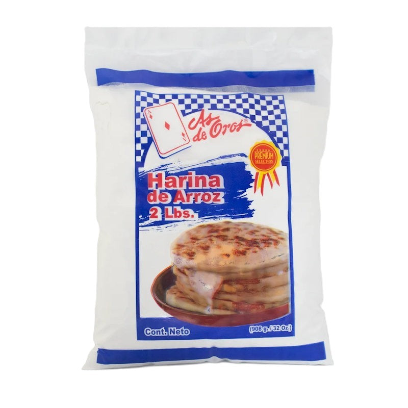 100576 - AS DE OROS HARINA DE ARROZ X 2LB X 12BG