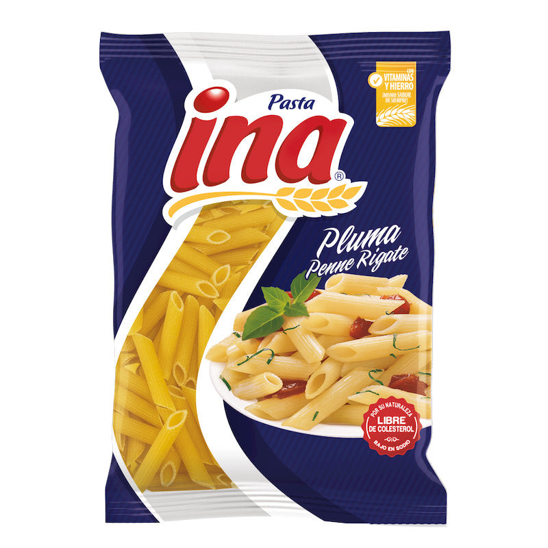 100669 - INA PASTA PLUMA CORTA X 200G X 20BG