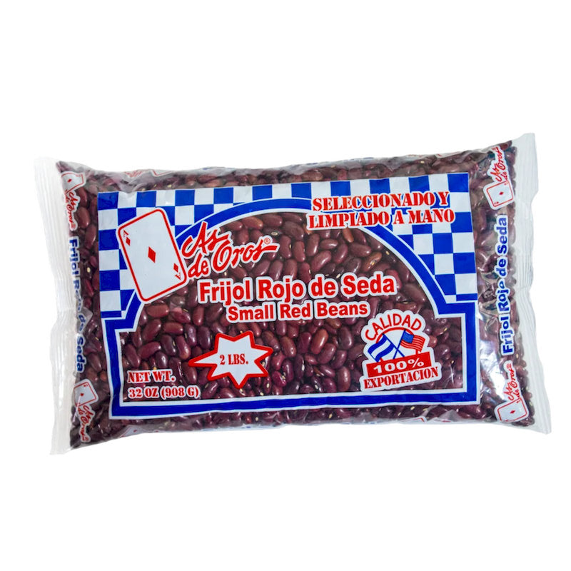 220006 - AS DE OROS FRIJOL ROJO DE SEDA X 2LB X 12BG